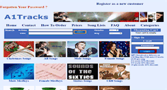 Desktop Screenshot of a1tracks.com